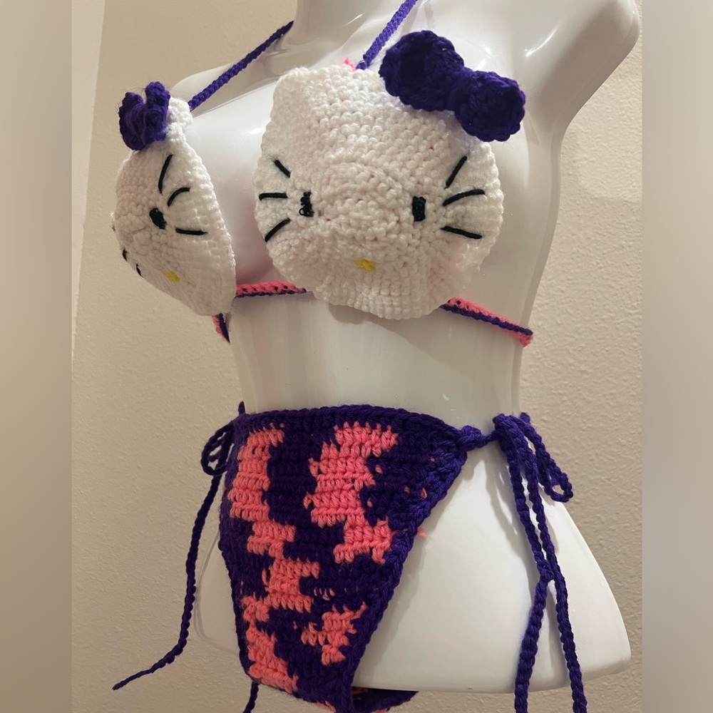 Hello Kitty Crochet Bikini